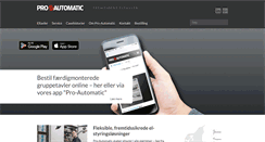 Desktop Screenshot of pro-automatic.dk